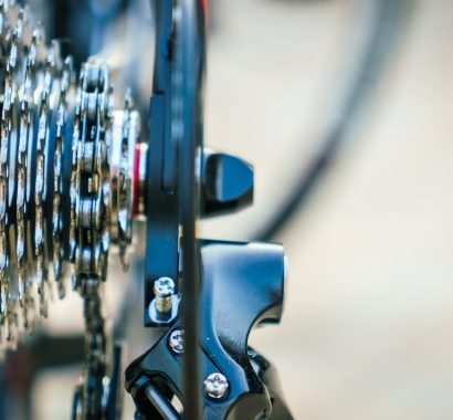 Close up of Bicycle gears